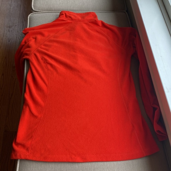 Eddie Bauer First Ascent Fleece 1/4 Zip Red Medium - Picture 6 of 6